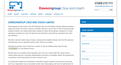 Desktop Screenshot of dawsonrentalsbusandcoach.co.uk